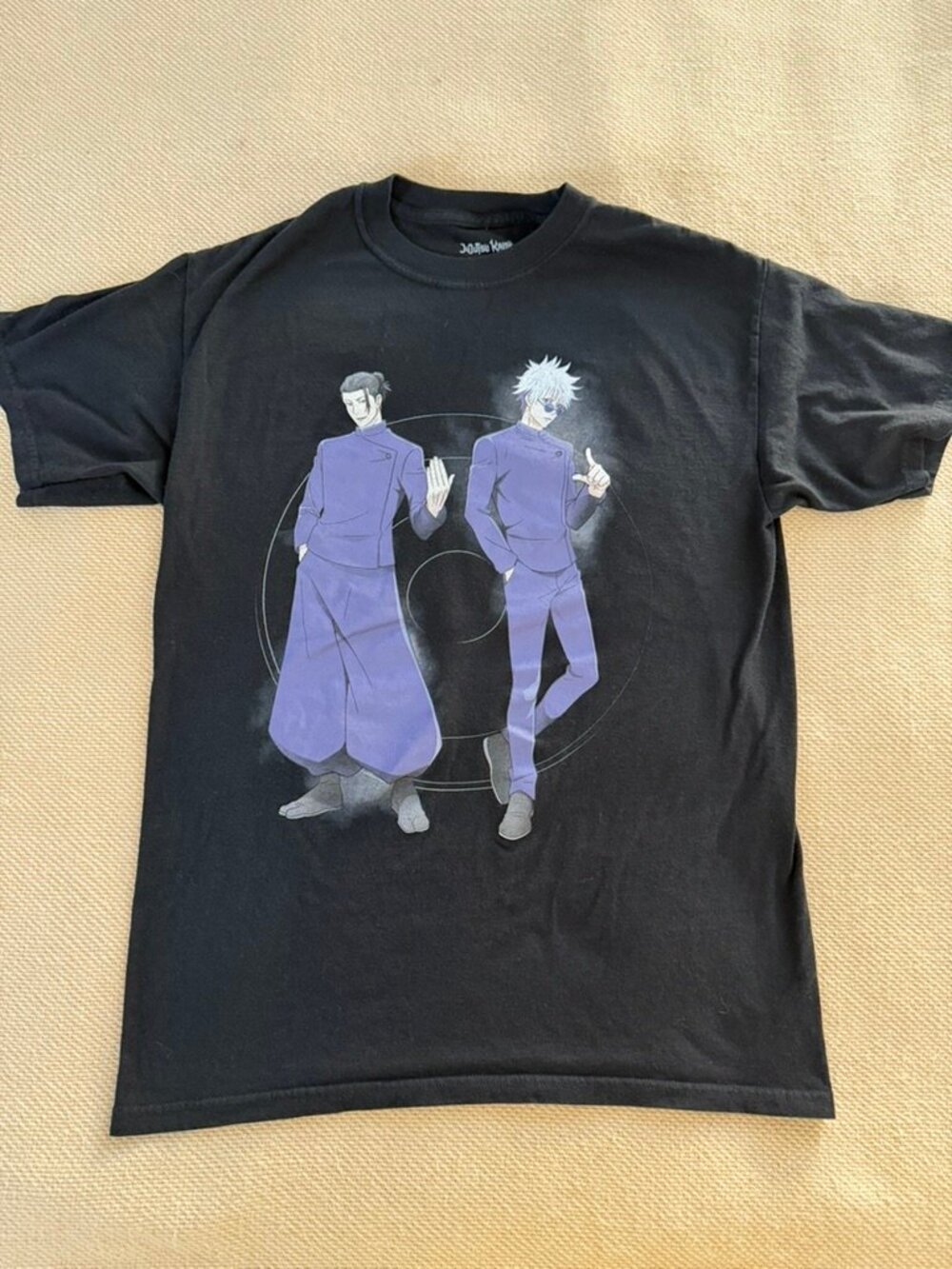 Jujutsu Kaisen Crunchyroll T-Shirt Men's Medium Black Anime Graphic Tee